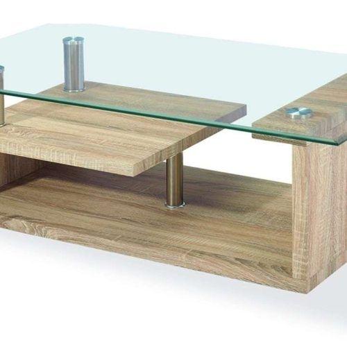 Glass And Wood Coffee Tables (Photo 2 of 20)