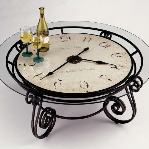 Clock Coffee Tables Round Shaped (Photo 19 of 20)