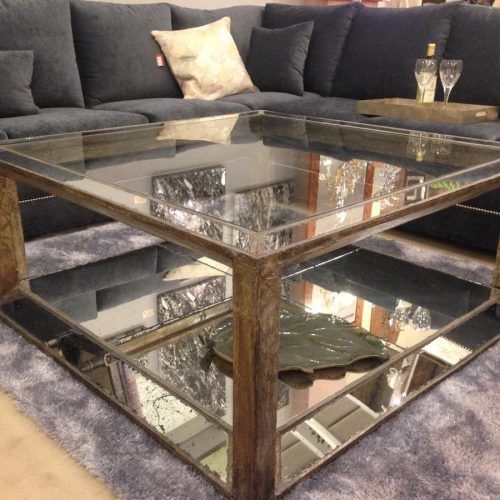 Mirror Glass Coffee Table (Photo 3 of 20)