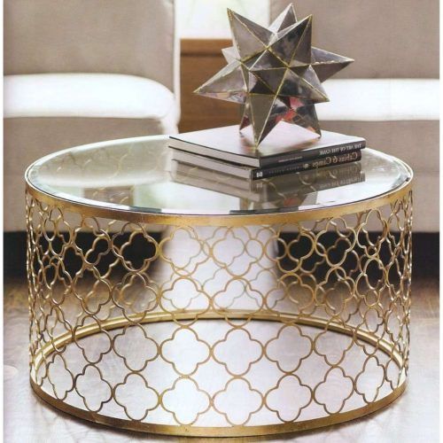 Glass Gold Coffee Tables (Photo 9 of 20)