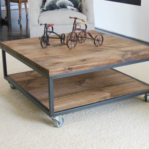 Sawyer Industrial Reclaimed Rectangular Cocktail Tables (Photo 7 of 20)