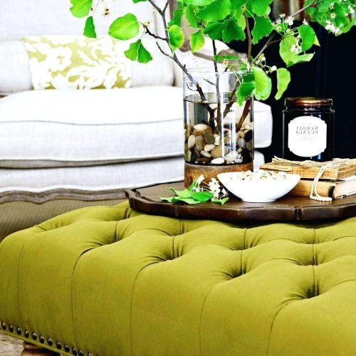 Green Ottoman Coffee Tables (Photo 1 of 20)