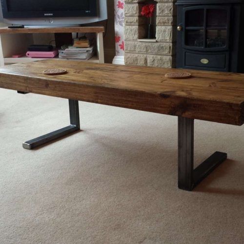 Chunky Rustic Coffee Tables (Photo 3 of 20)