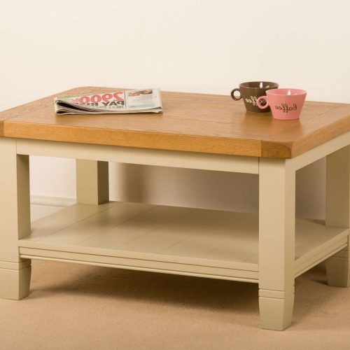 Cream And Oak Coffee Tables (Photo 2 of 20)