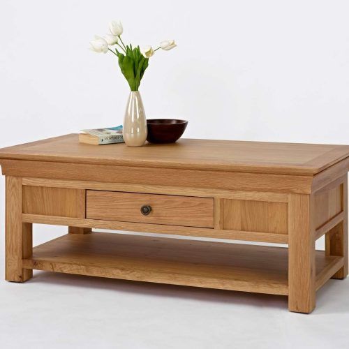 Light Oak Coffee Tables With Drawers (Photo 8 of 20)