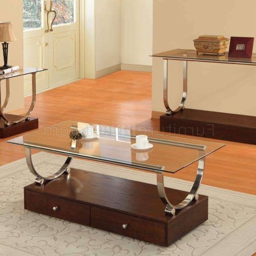 Metal Coffee Tables With Glass Top (Photo 19 of 20)