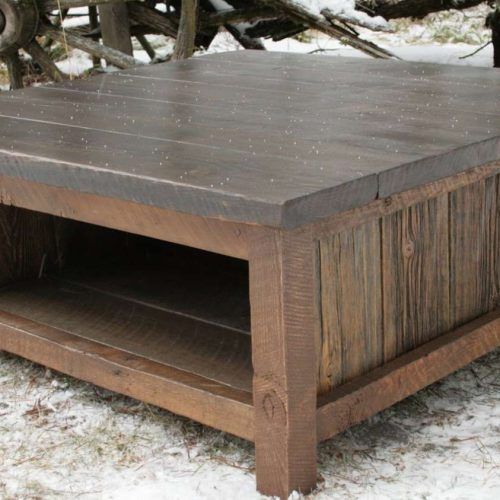 Rustic Looking Coffee Tables (Photo 12 of 20)