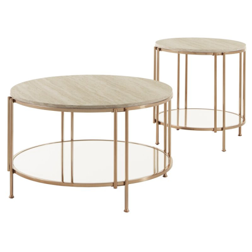 Marble Coffee Tables Set Of 2 (Photo 14 of 20)