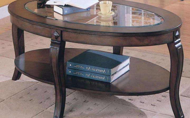 20 Best Oval Glass and Wood Coffee Tables