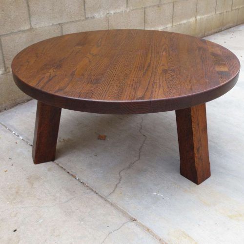 Round Oak Coffee Tables (Photo 16 of 20)
