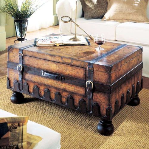 Dark Wood Chest Coffee Tables (Photo 10 of 20)