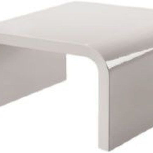 Square High-Gloss Console Tables (Photo 12 of 20)