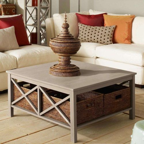 White Coffee Tables With Baskets (Photo 18 of 20)