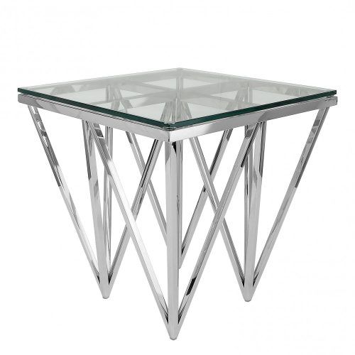 Brushed Stainless Steel Coffee Tables (Photo 7 of 20)