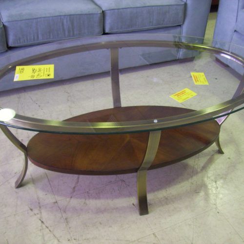 Oval Black Glass Coffee Tables (Photo 12 of 20)
