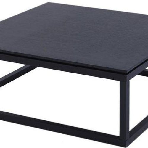 Square Matte Black Coffee Tables (Photo 9 of 20)