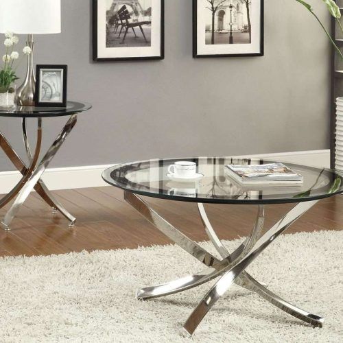 Glass Metal Coffee Tables (Photo 10 of 20)