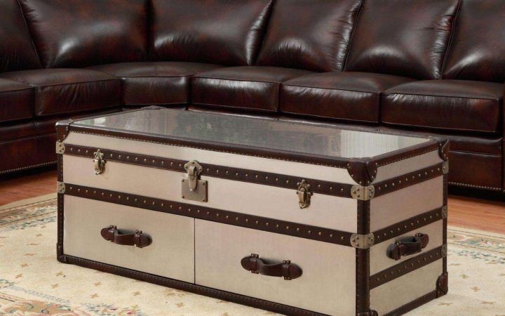 20 Ideas of Stainless Steel Trunk Coffee Tables