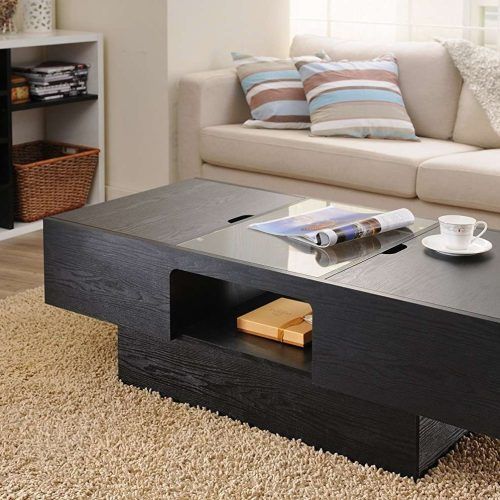 Black Coffee Tables With Storage (Photo 20 of 20)