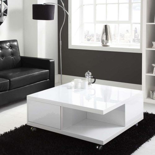 White High Gloss Coffee Tables (Photo 13 of 20)