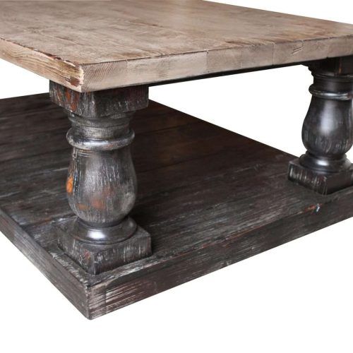Large Low Rustic Coffee Tables (Photo 13 of 20)