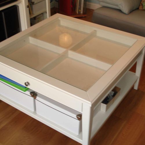 Cream Coffee Tables With Drawers (Photo 11 of 20)