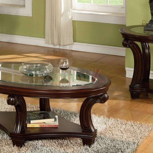 Cherry Wood Coffee Table Sets (Photo 14 of 20)