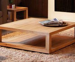 2024 Best of Square Coffee Table Oak