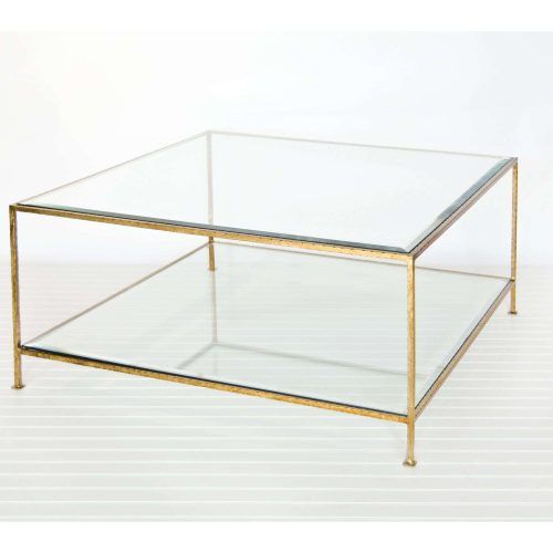 Glass Gold Coffee Tables (Photo 8 of 20)