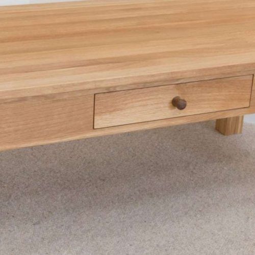 Solid Oak Beam Coffee Table (Photo 15 of 20)