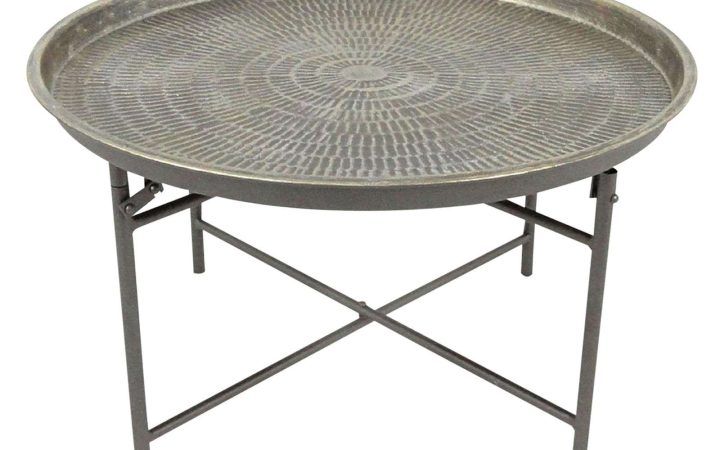 20 Ideas of Round Steel Coffee Tables