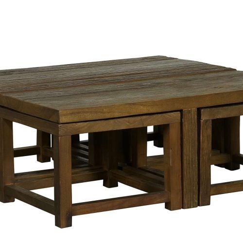 Square Dark Wood Coffee Tables (Photo 4 of 20)