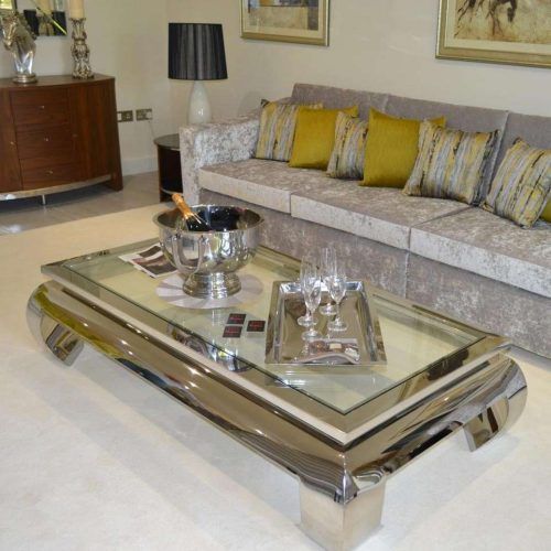 Chrome Glass Coffee Tables (Photo 10 of 20)