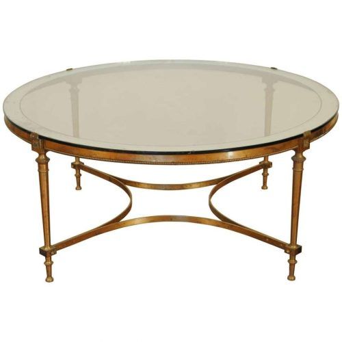 Antique Brass Glass Coffee Tables (Photo 16 of 20)