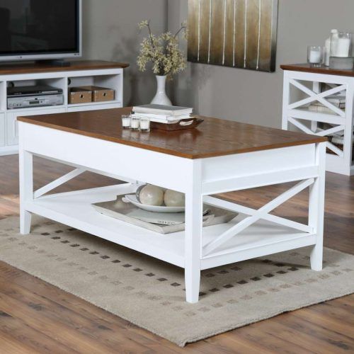 White Coffee Tables With Baskets (Photo 8 of 20)