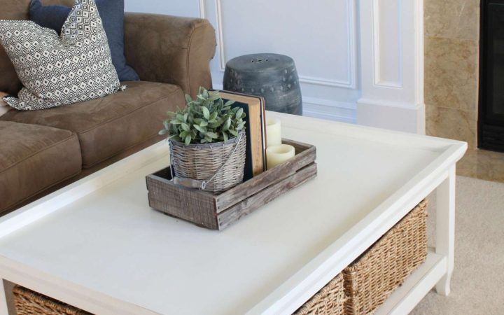 20 Best Ideas White Coffee Tables with Baskets