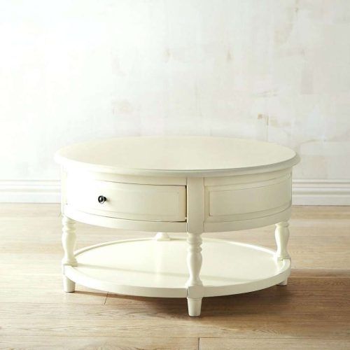 Cream Coffee Tables With Drawers (Photo 18 of 20)