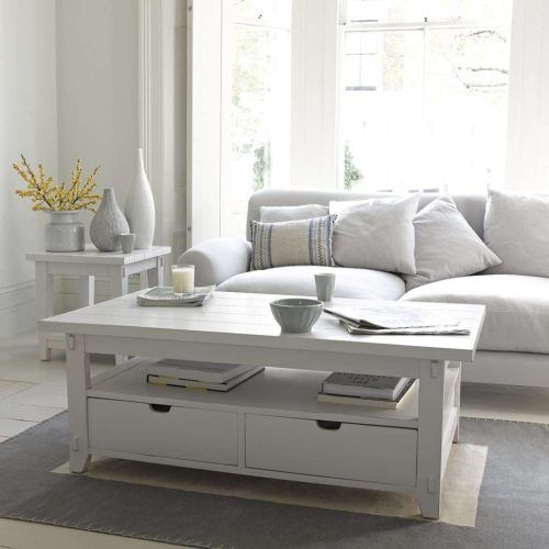 Large Low White Coffee Tables (Photo 3 of 20)