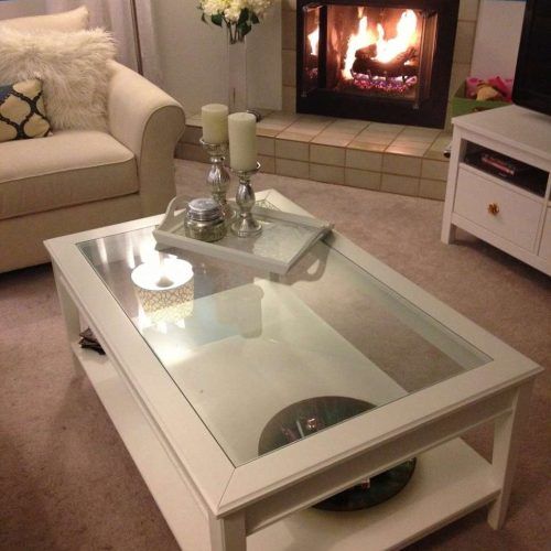 White Wood And Glass Coffee Tables (Photo 4 of 20)