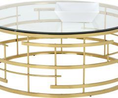 Top 20 of Antique Gold Aluminum Coffee Tables
