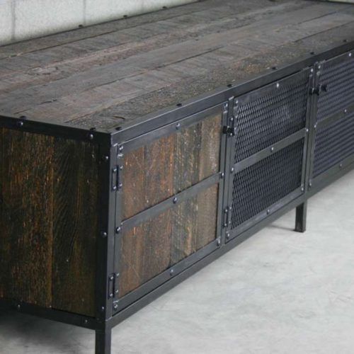 Industrial Tv Cabinets (Photo 4 of 20)