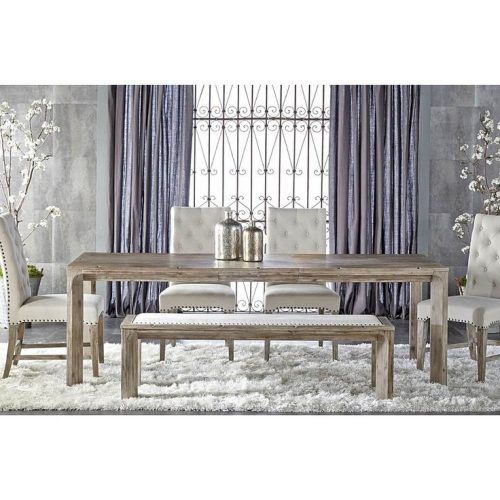 Combs 5 Piece 48 Inch Extension Dining Sets With Pearson White Chairs (Photo 6 of 20)