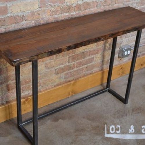 Oval Aged Black Iron Console Tables (Photo 12 of 20)