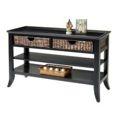 Swan Black Console Tables (Photo 15 of 20)