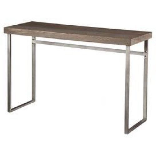 Metal And Oak Console Tables (Photo 14 of 20)
