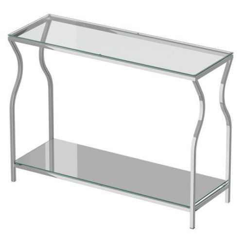Metallic Silver Console Tables (Photo 12 of 20)