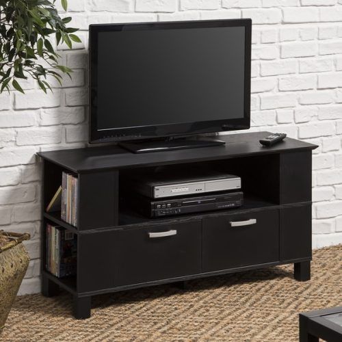 Modern Black Tabletop Tv Stands (Photo 12 of 20)