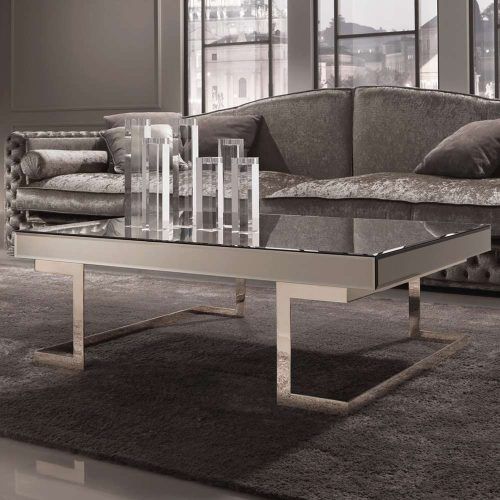 Mirror Glass Coffee Table (Photo 4 of 20)