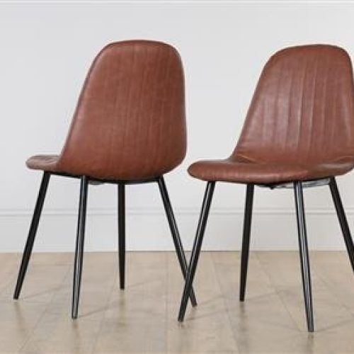 Plywood & Metal Brown Dining Chairs (Photo 10 of 20)
