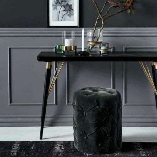 Black And Gold Console Tables (Photo 6 of 20)